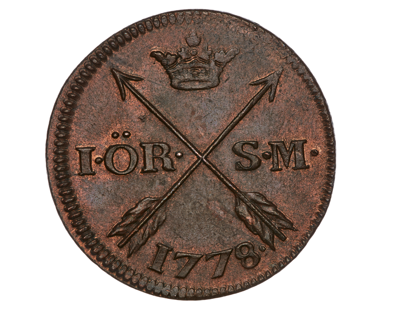 1 Öre silvermynt Gustav III