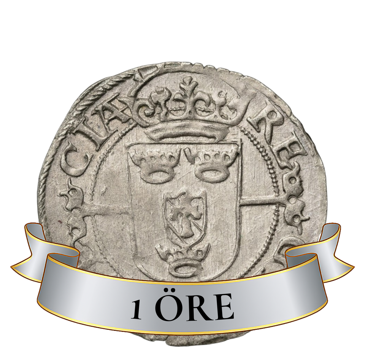 1 öre riksföreståndare karl