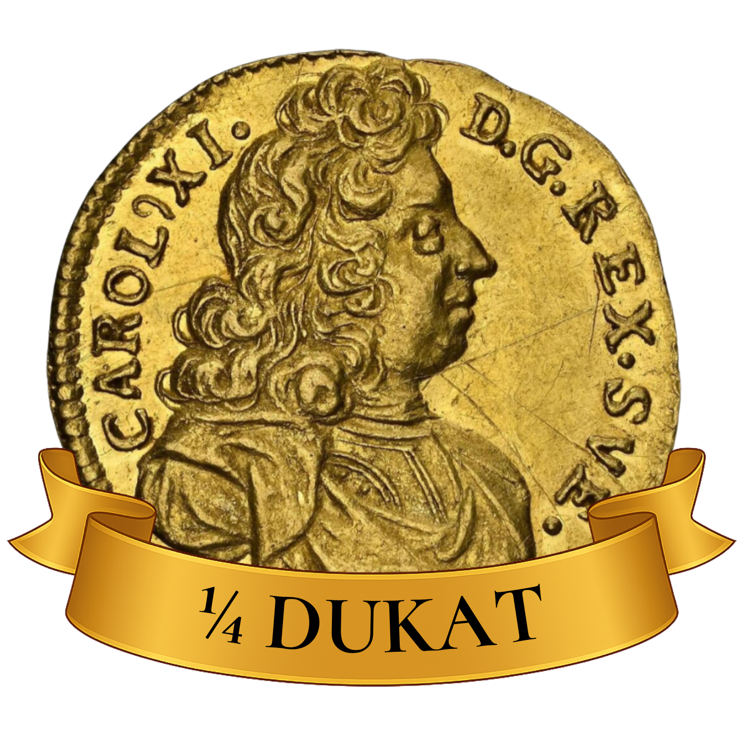 1/4 dukat Karl XI