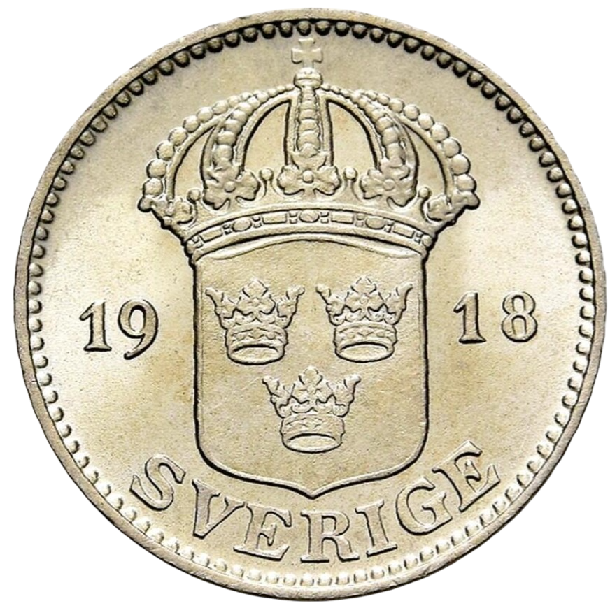 25 öre 1918