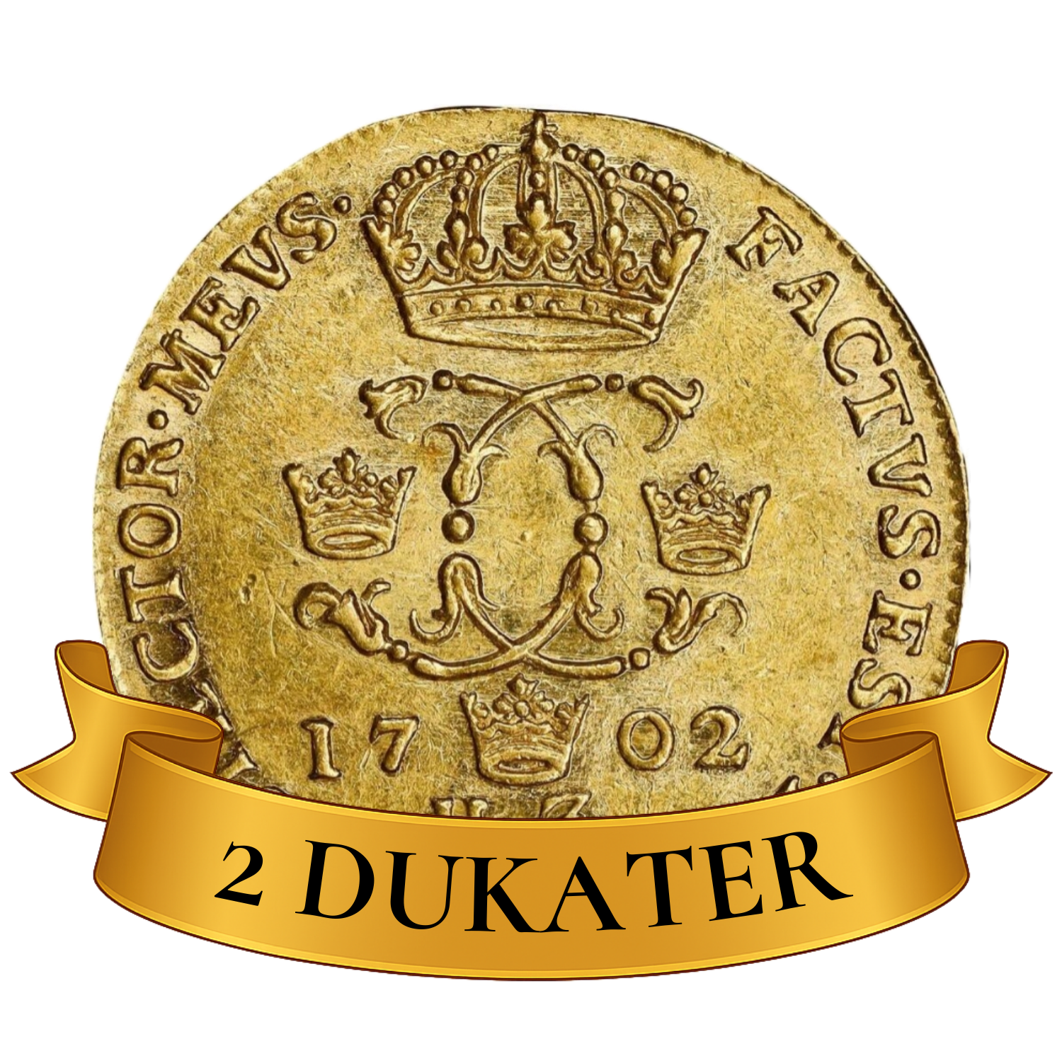 Karl XII 2 Dukater