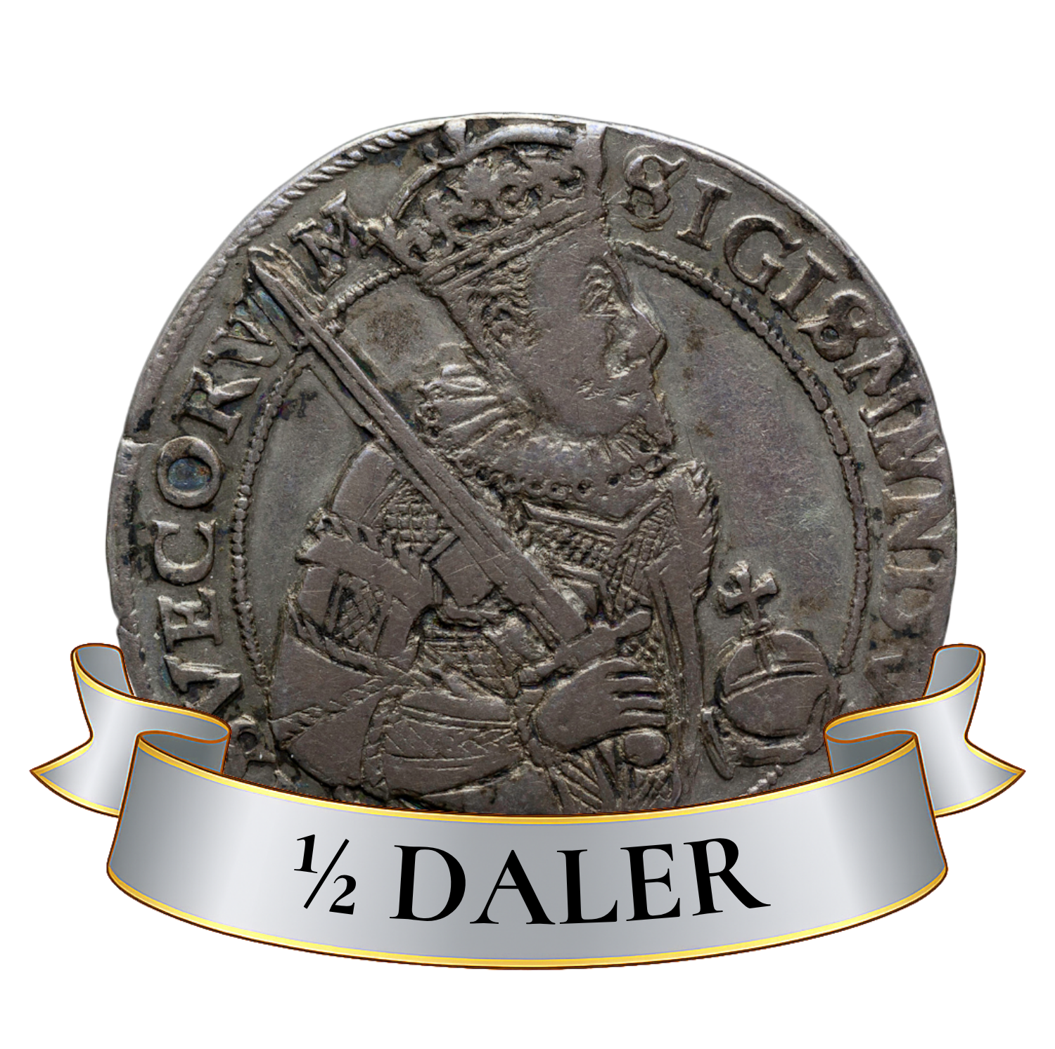 1/2 daler Sigismund