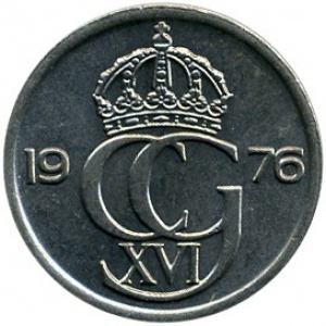 25 öre 1976