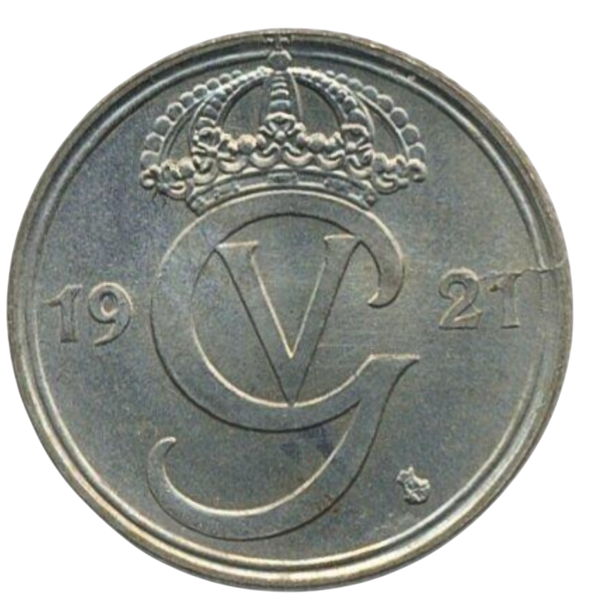 25 öre 1921 nickel