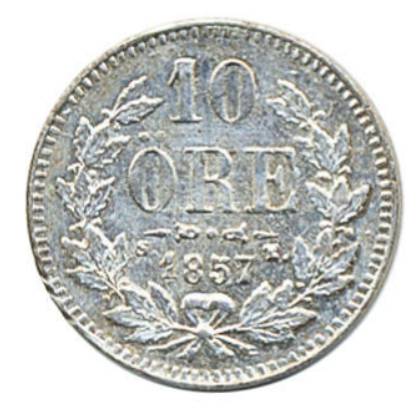 10 öre 1857