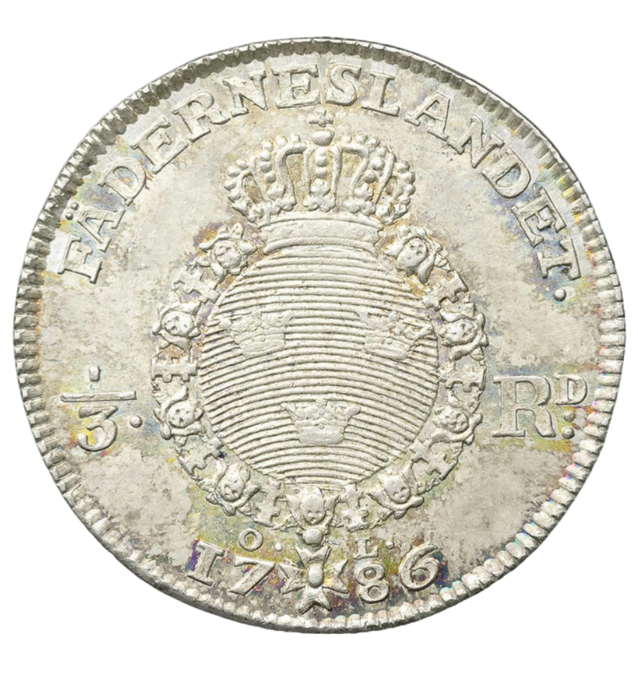 1/3 riksdaler 1786