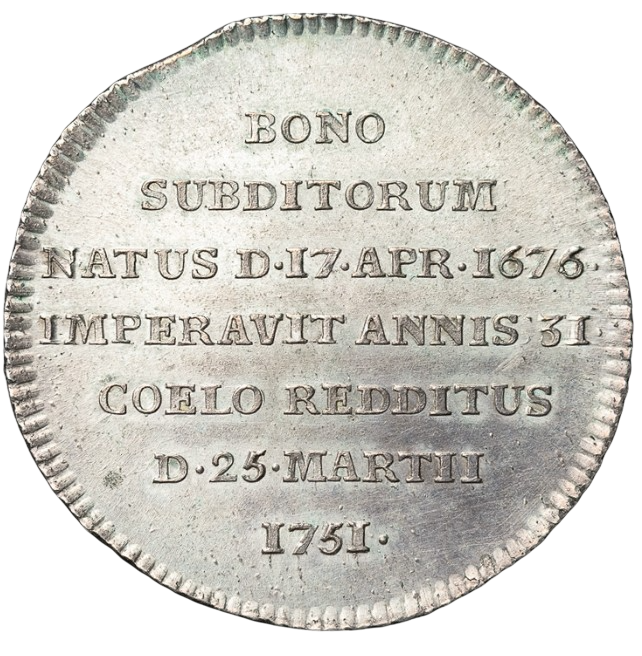 Fredriks begravning 1751