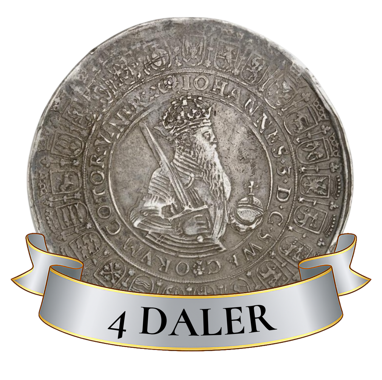4 daler