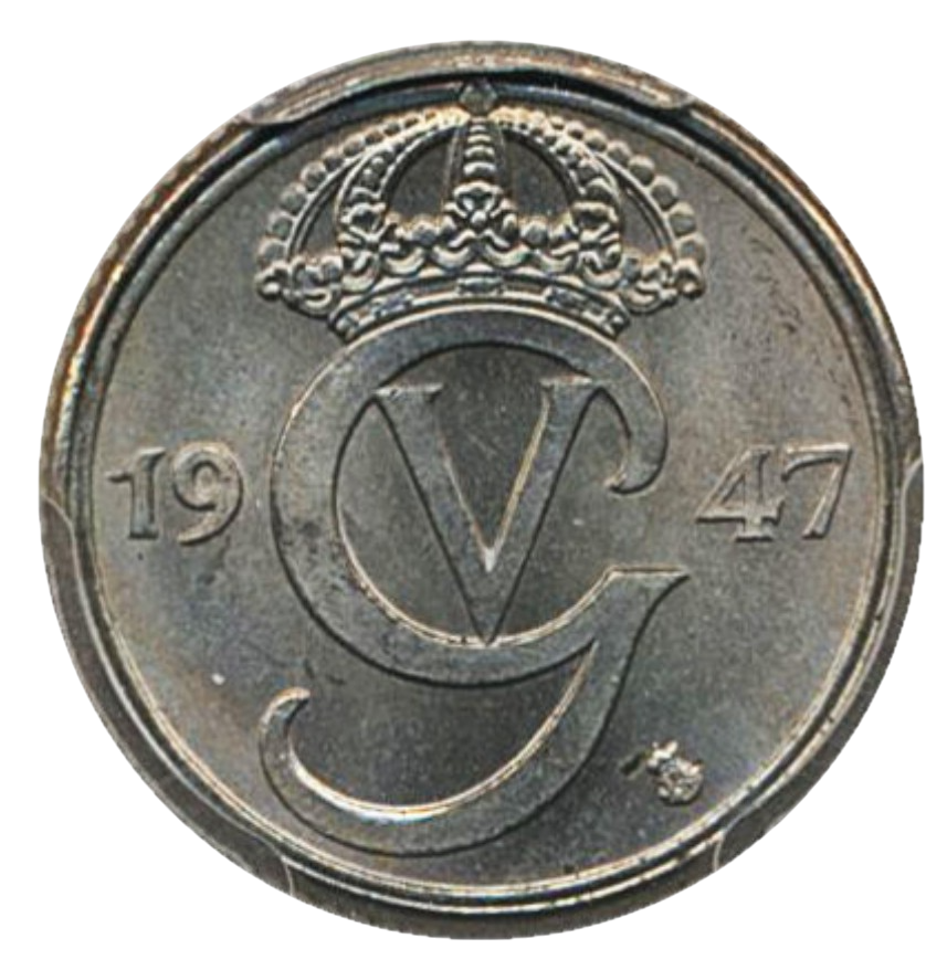 25 öre 1947 nickel