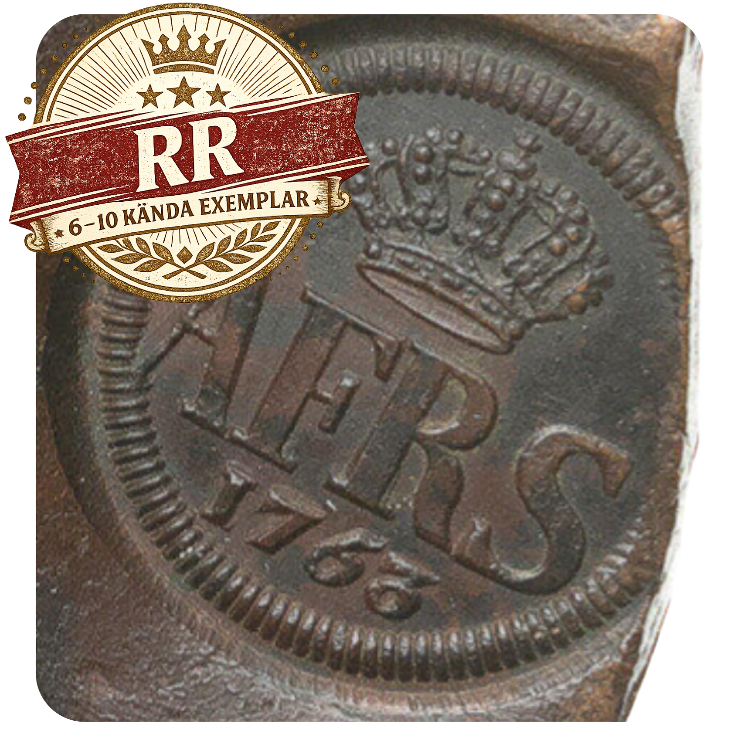 1/2 daler silvermynt 1753