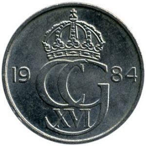 25 öre 1984