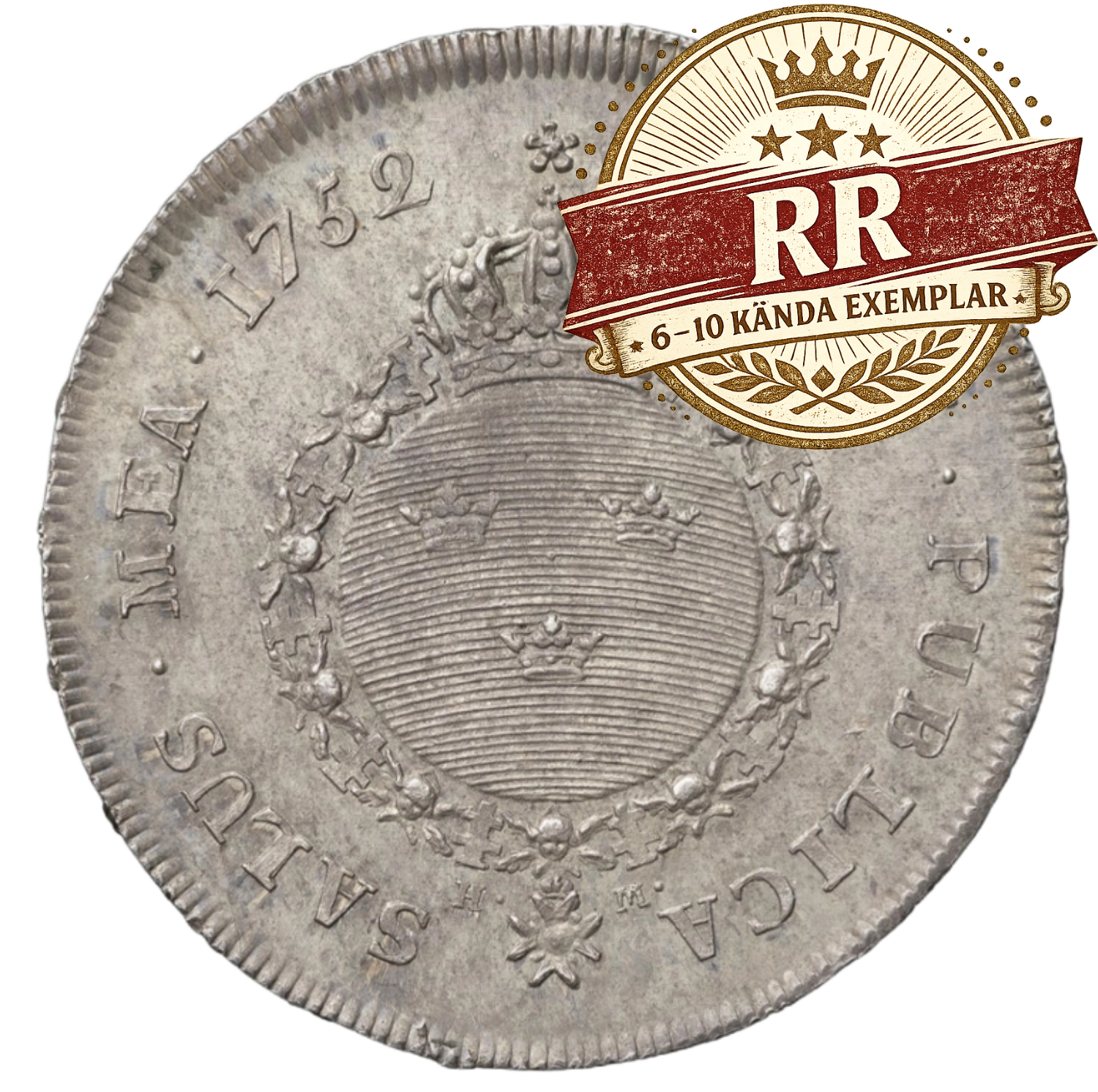 1/2 Riksdaler 1752