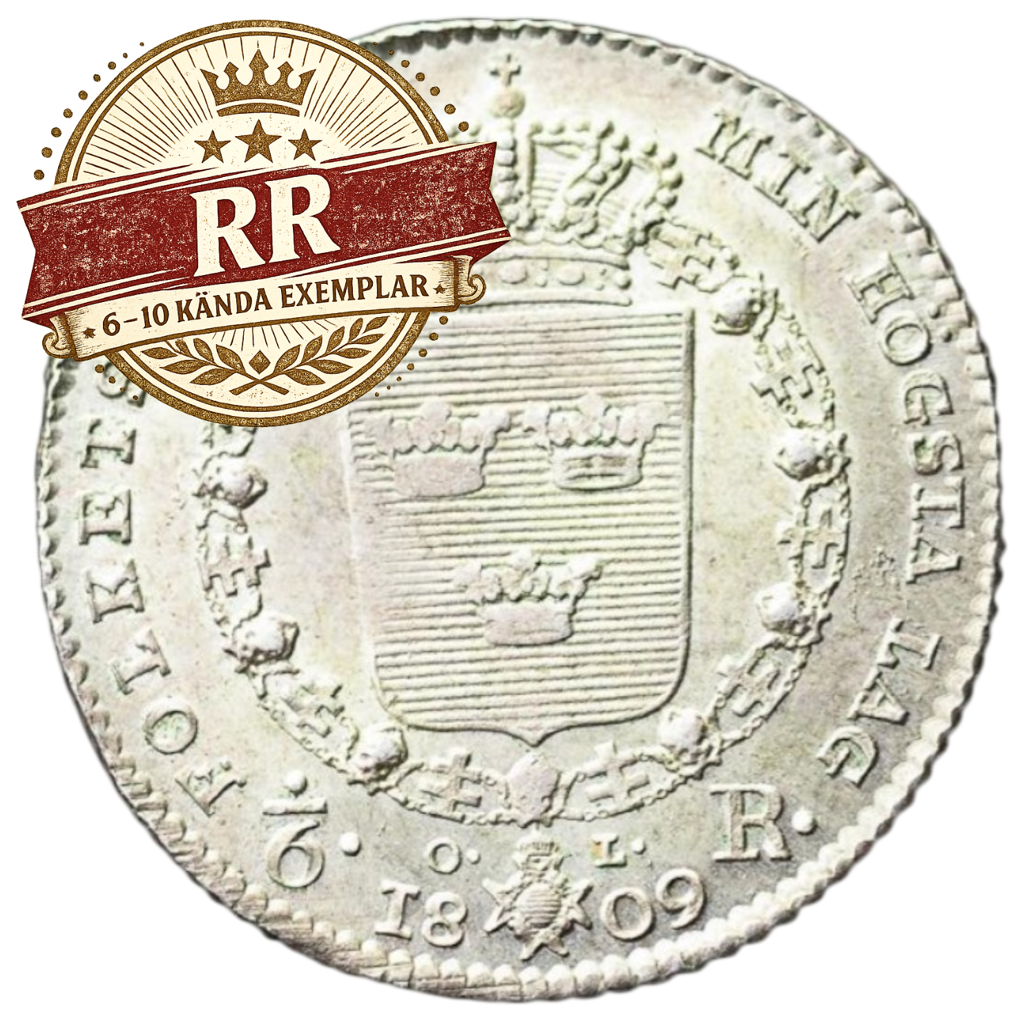 1/6 riksdaler 1809