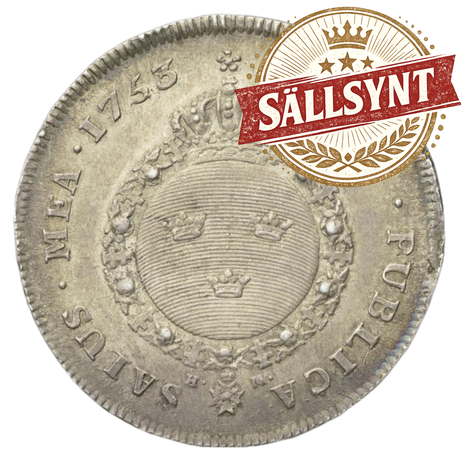 1/2 Riksdaler 1753