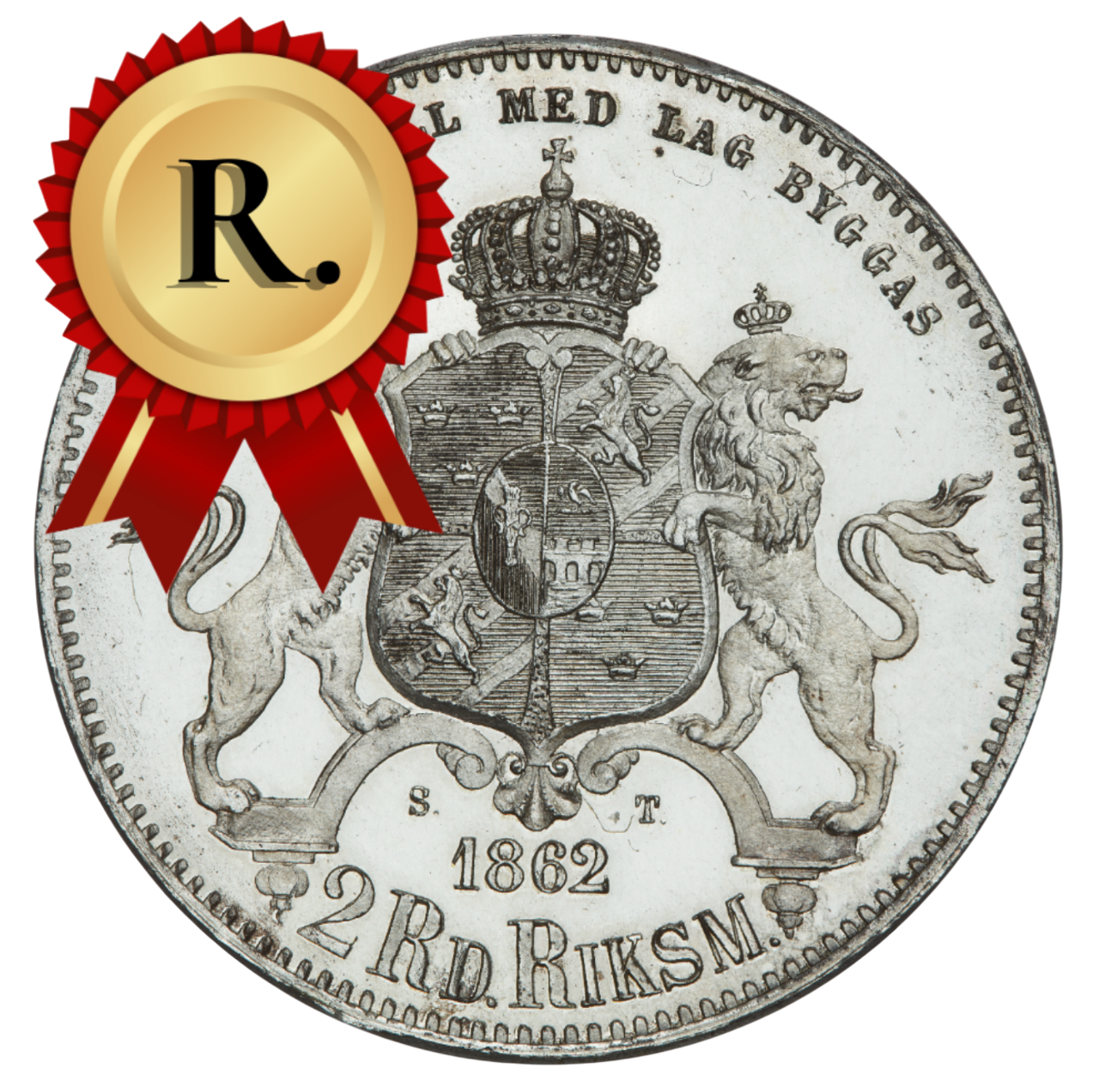 2 riksdaler riksmynt 1862