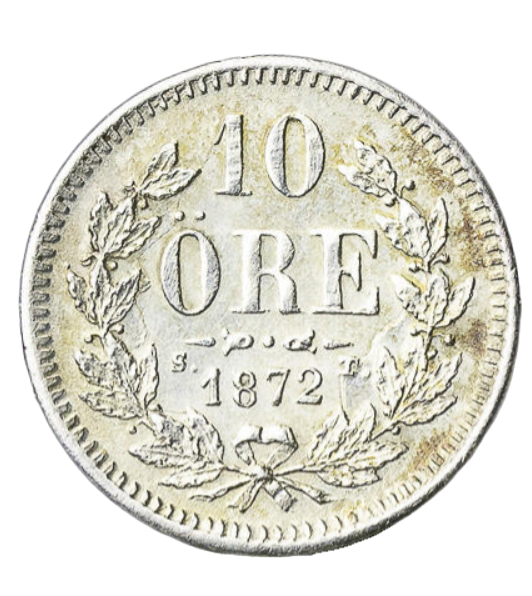 10 öre 1872