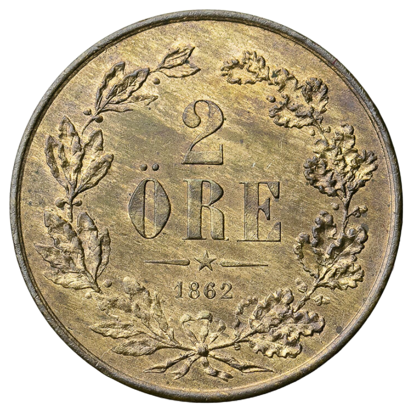 2 Öre 1862