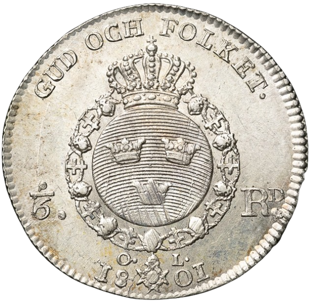 1/6 Riksdaler - Gustaf IV Adolf