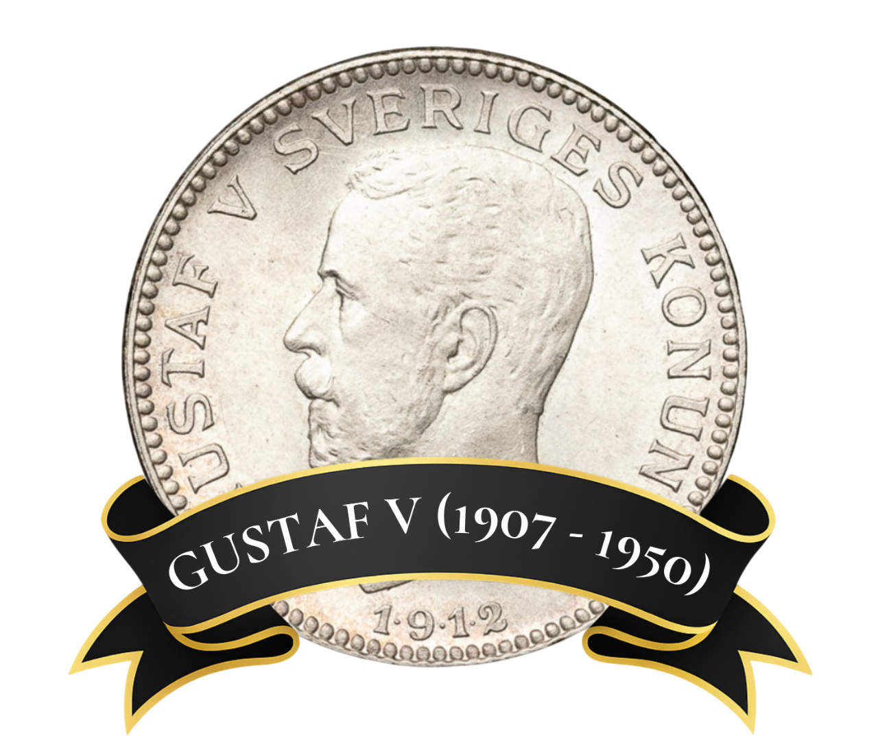 Gustaf V mynt
