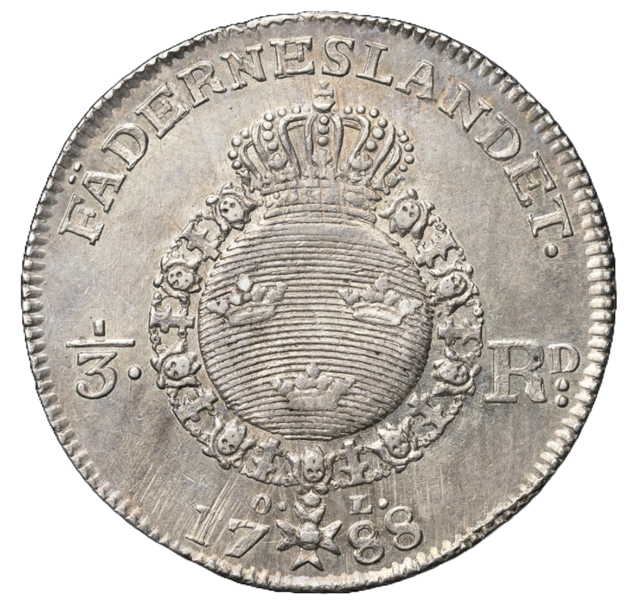 1/3 riksdaler 1788