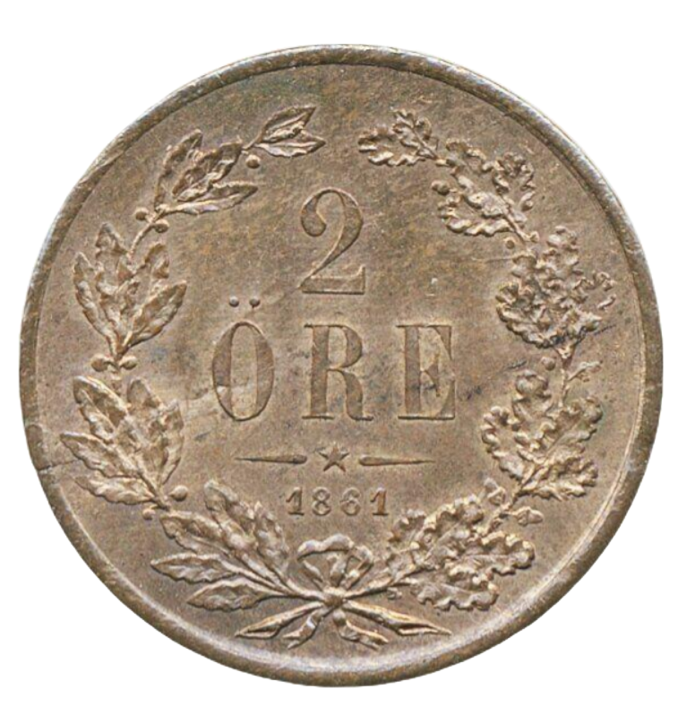 2 Öre 1861