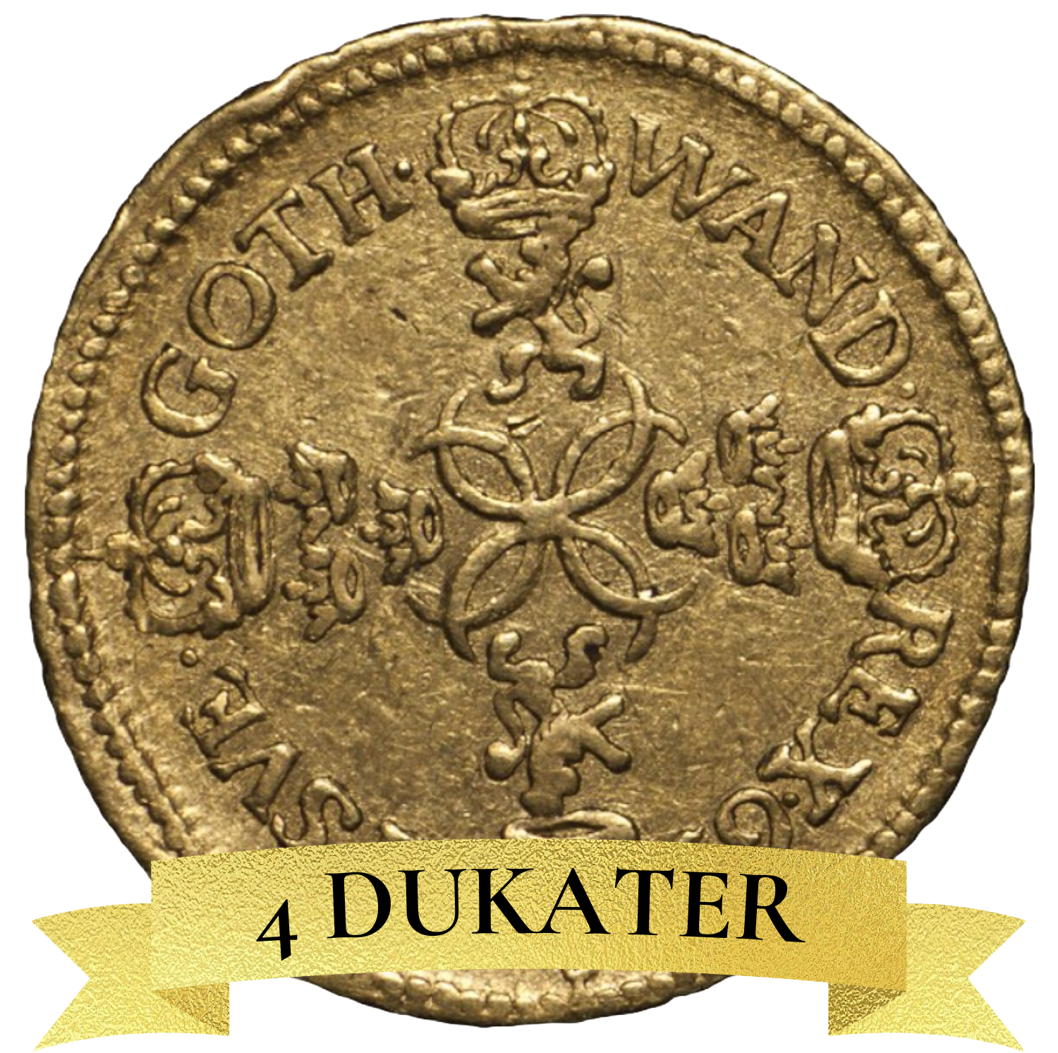 Karl XI 4 dukater