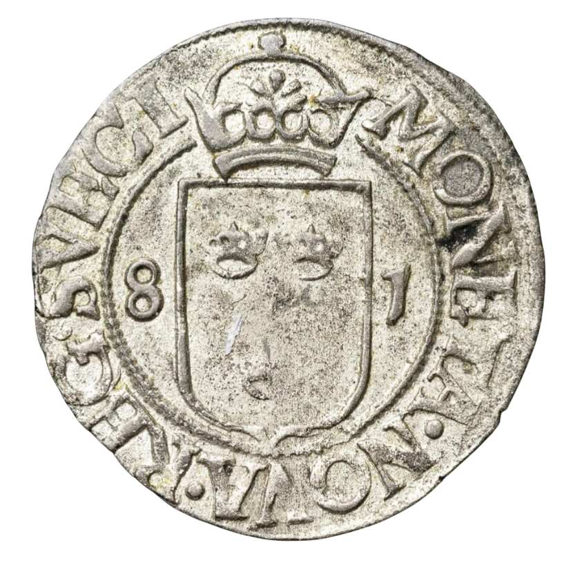 1/2 öre 1581