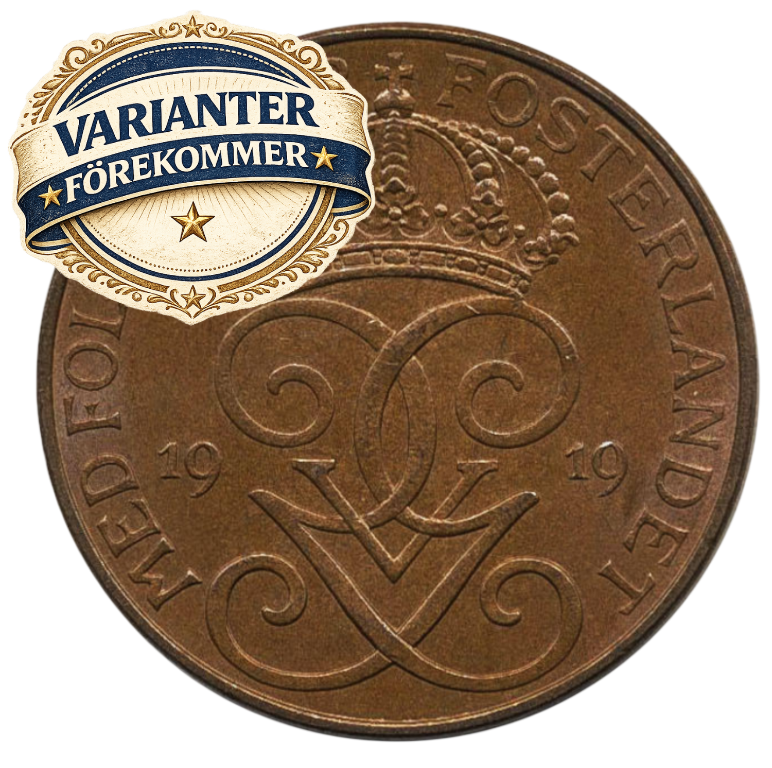 5 öre 1919 brons