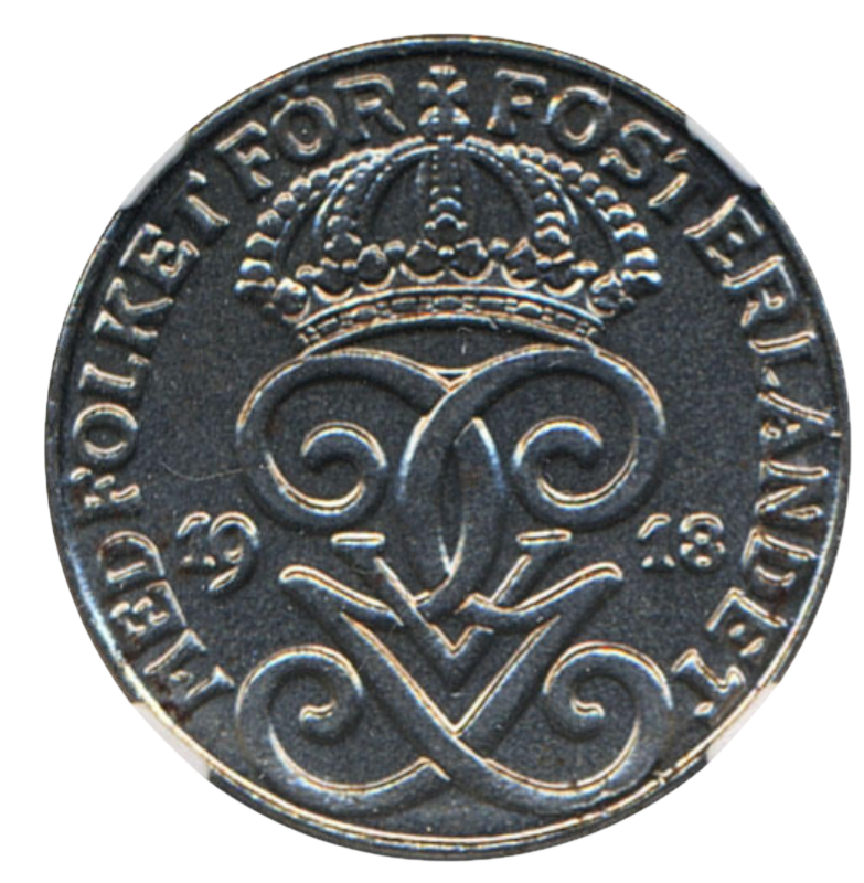 2 öre 1918