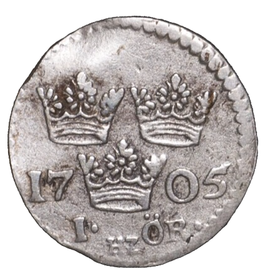 1 öre 1705