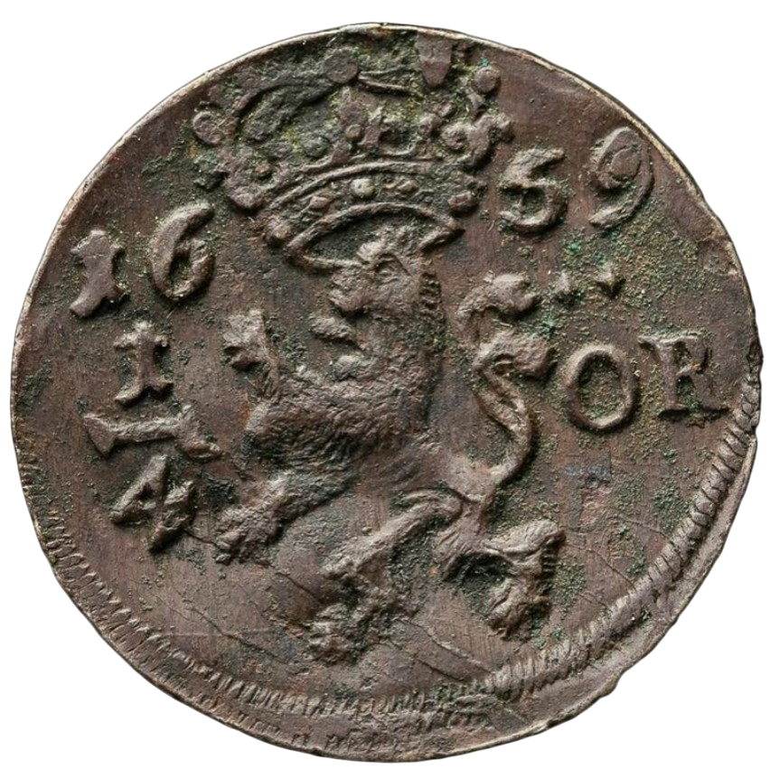 1/4 Öre 1659