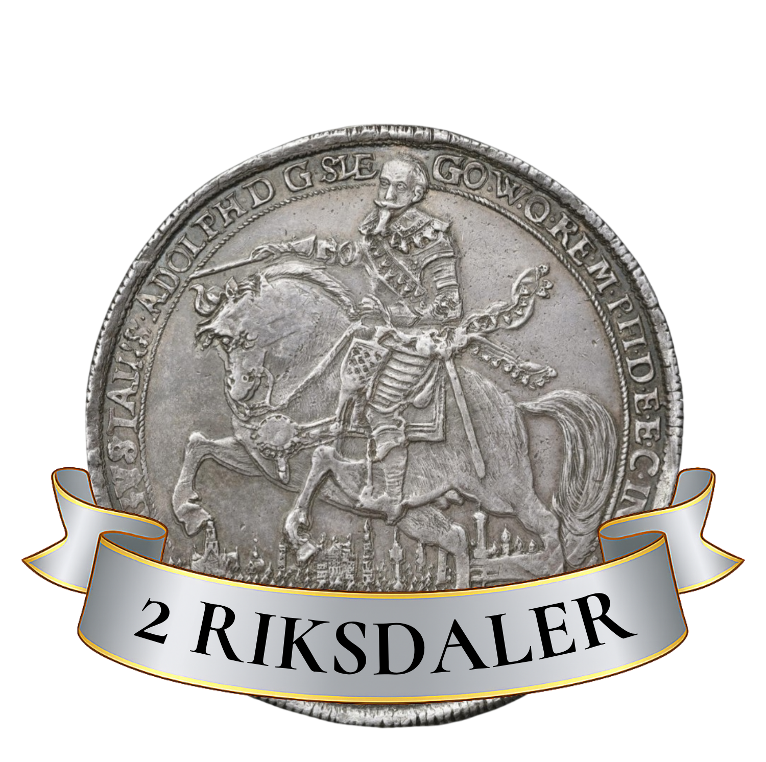 2 riksdaler gustav ii adolf