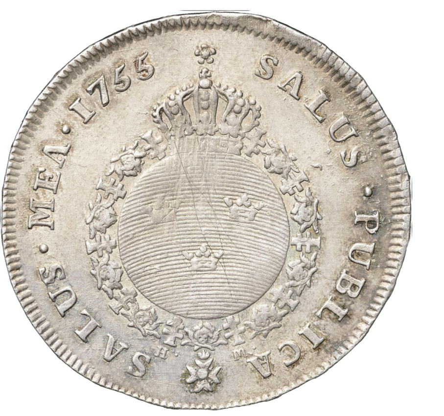 1/2 Riksdaler 1755