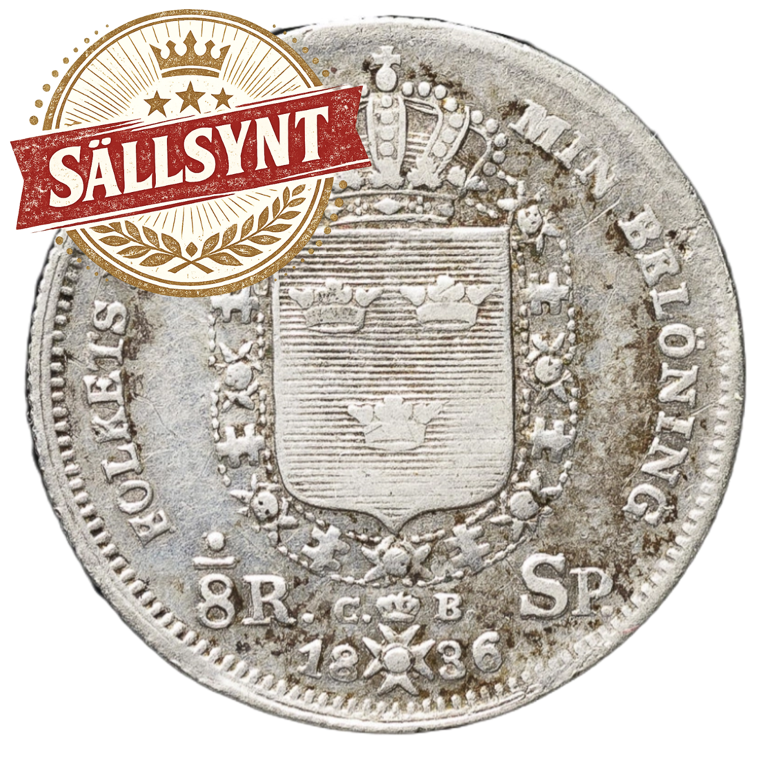 1/8 riksdaler specie 1836