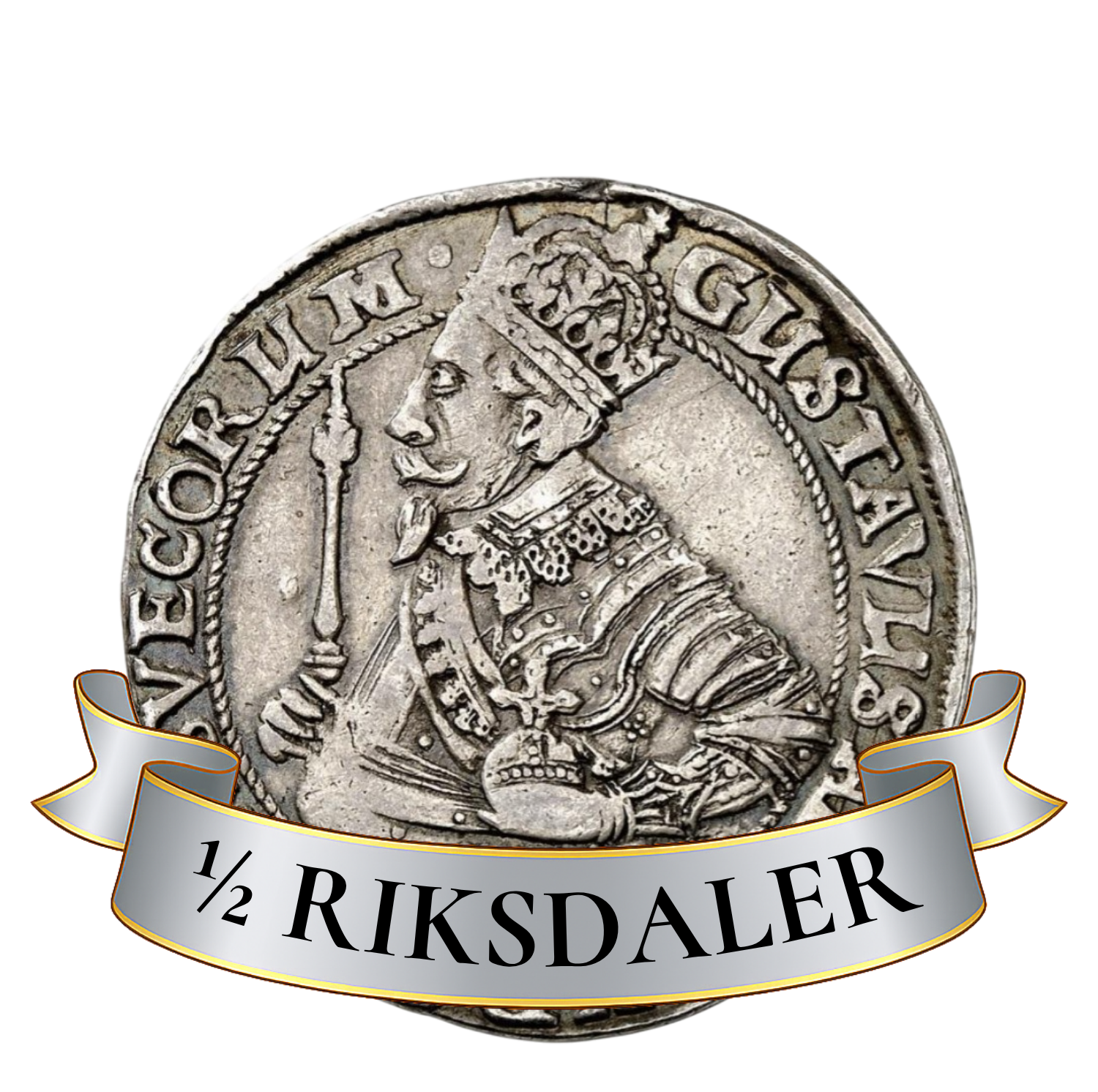 1/2 riksdaler gustav ii adolf