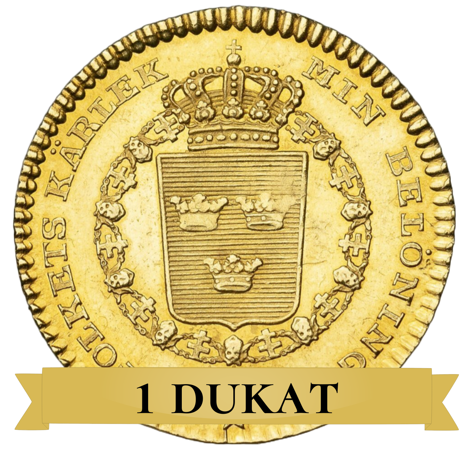 1 Dukat Karl XIV Johan