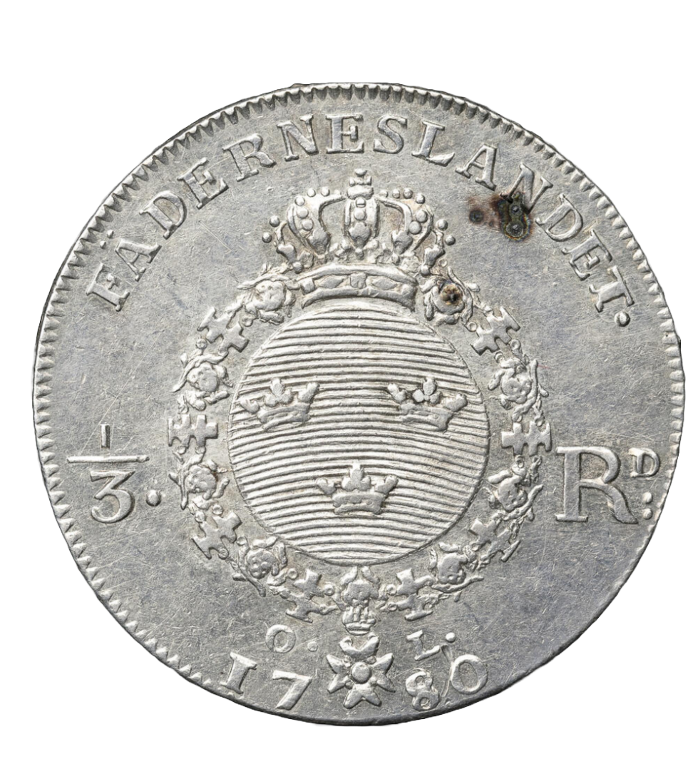 1/3 riksdaler 1780