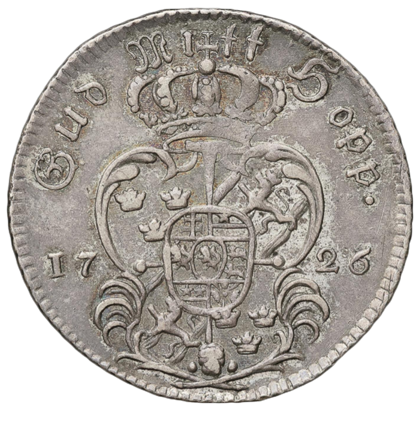 1/4 Riksdaler 1726