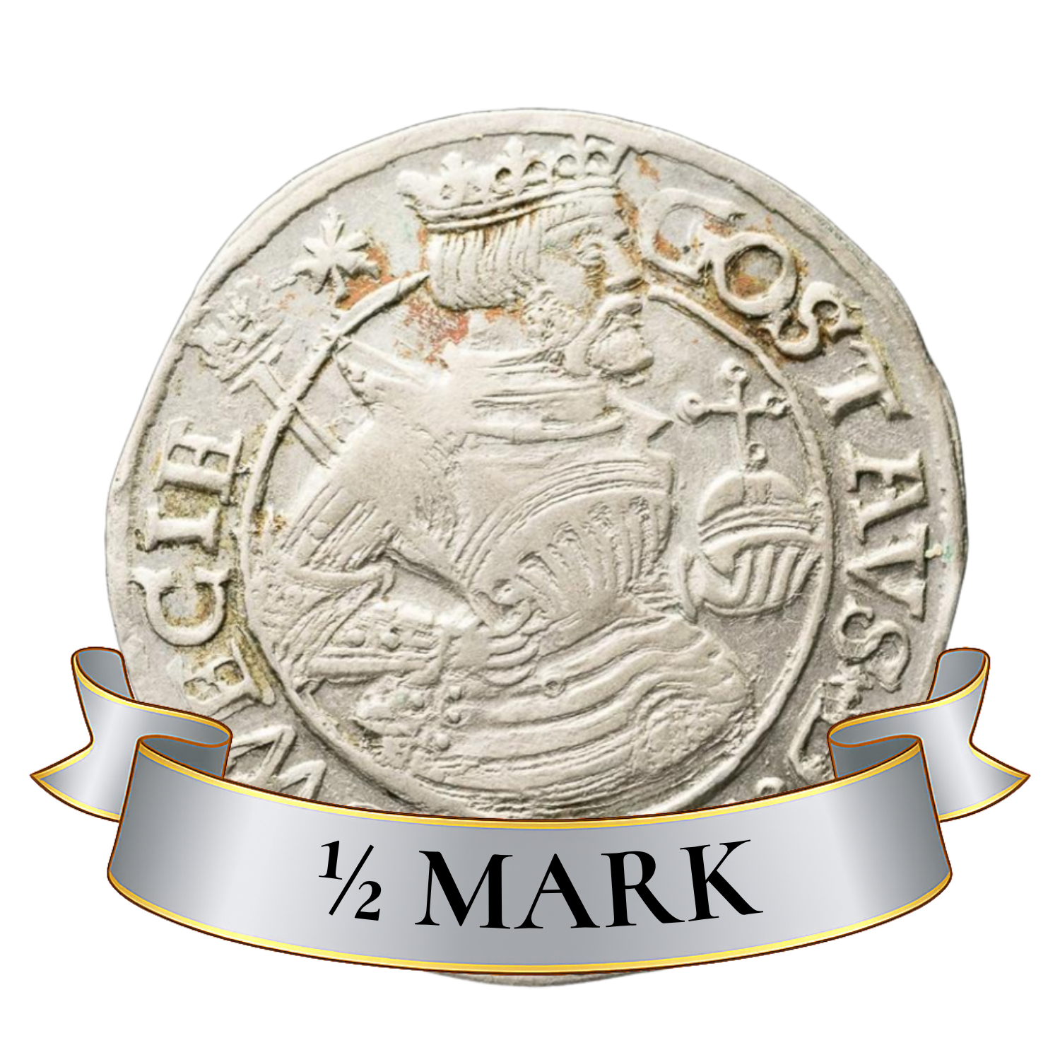 1/2 mark svartsjö gustav vasa
