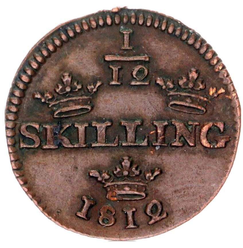 1/12 skilling 1812