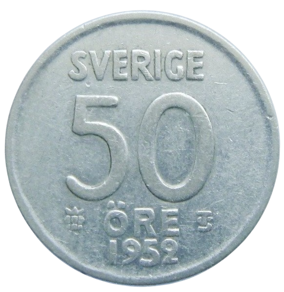 50 öre 1952