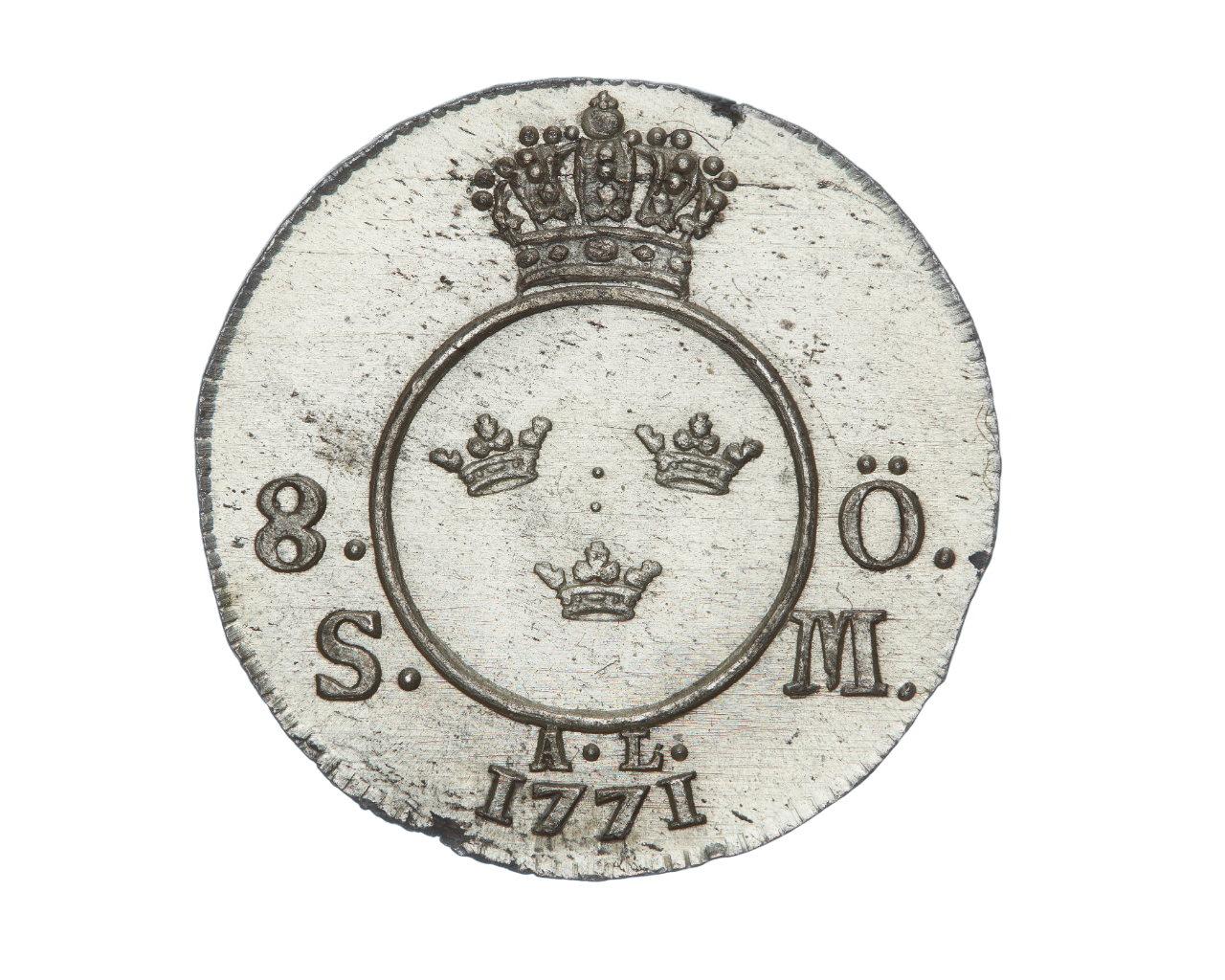 8 öre silvermynt adolf fredrik