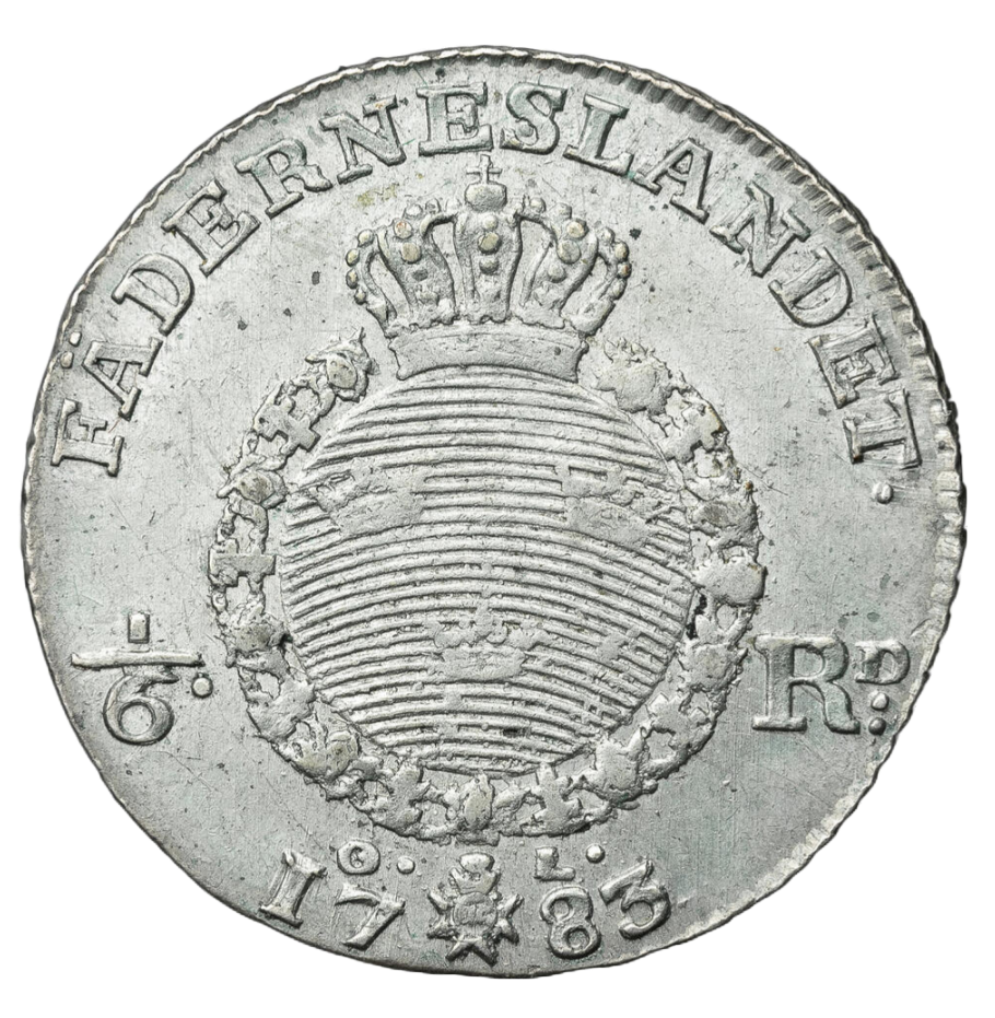 1/6 riksdaler 1783