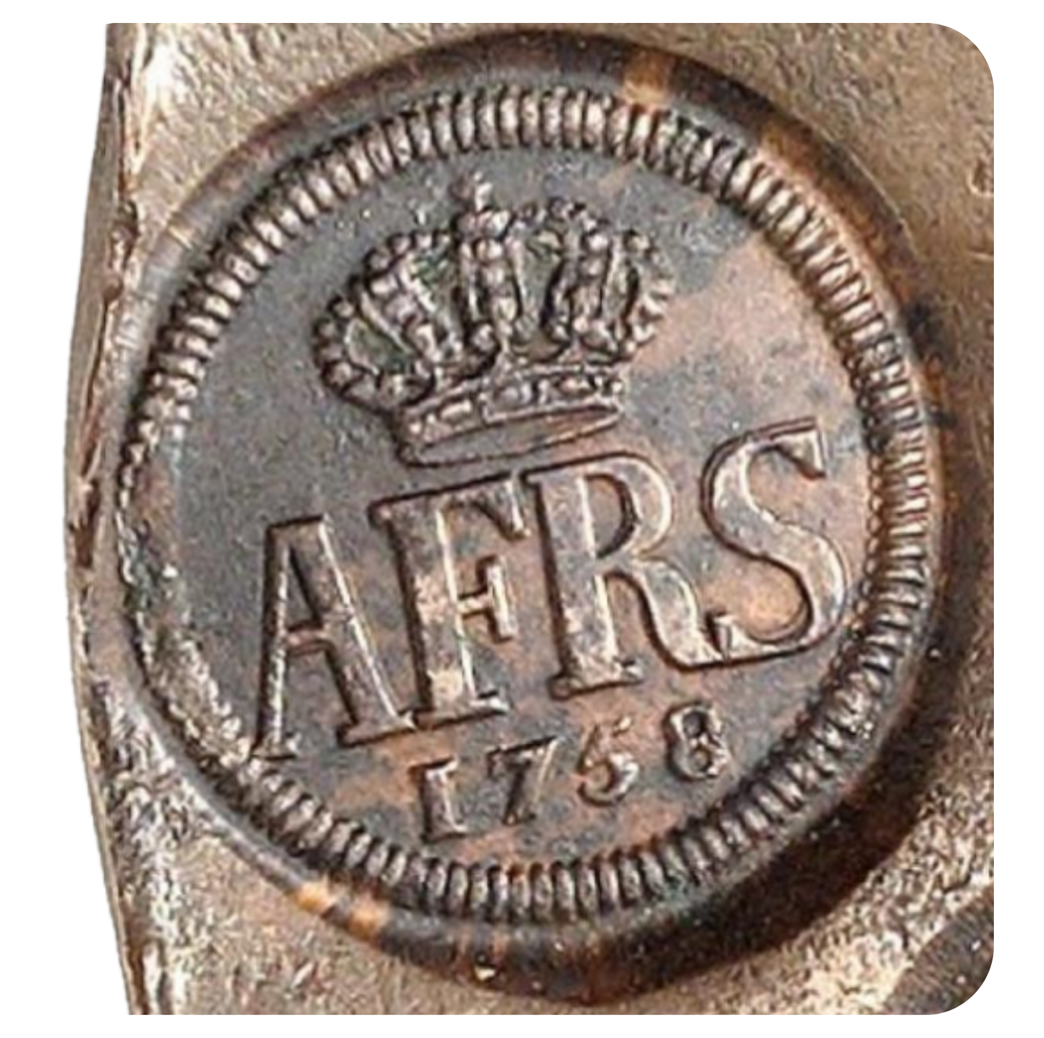 1/2 daler silvermynt 1758
