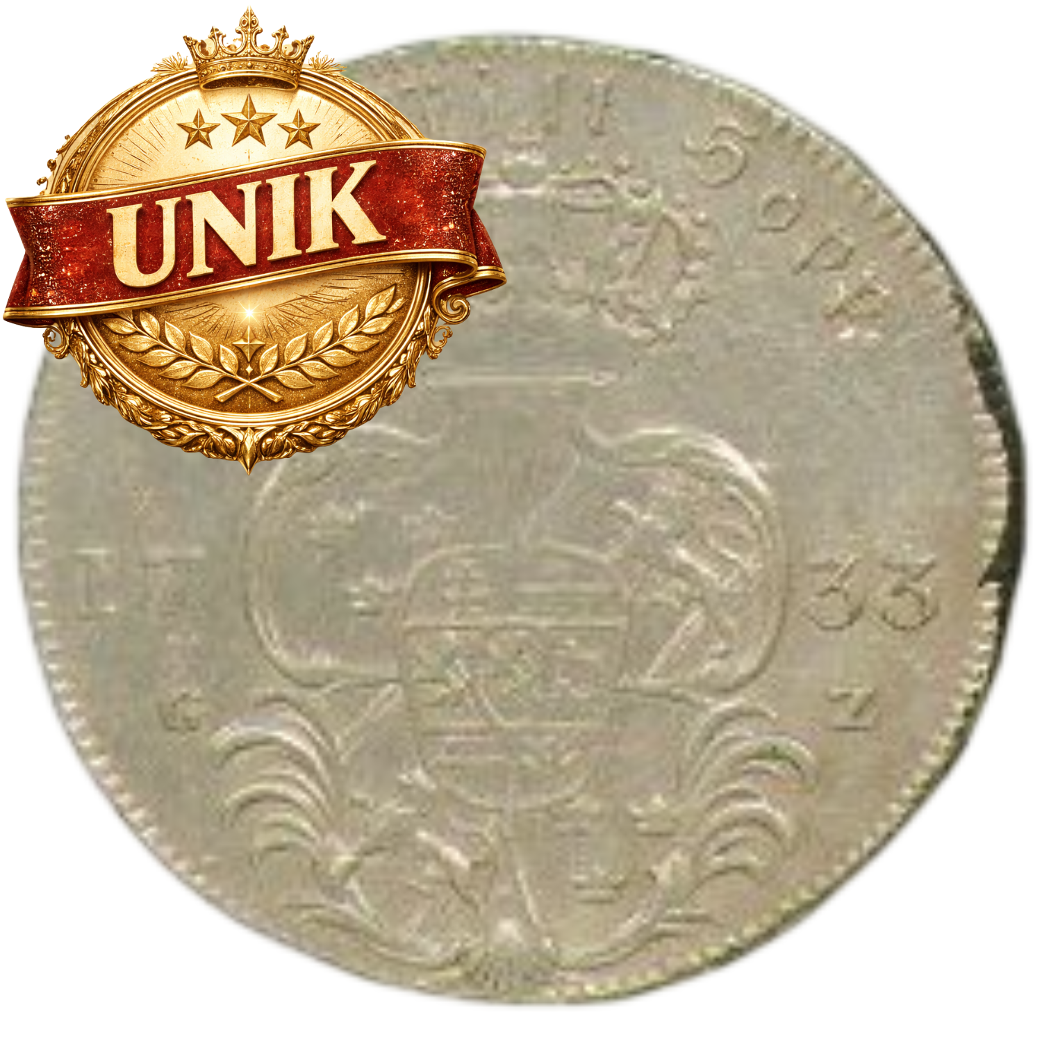 1/2 riksdaler 1733