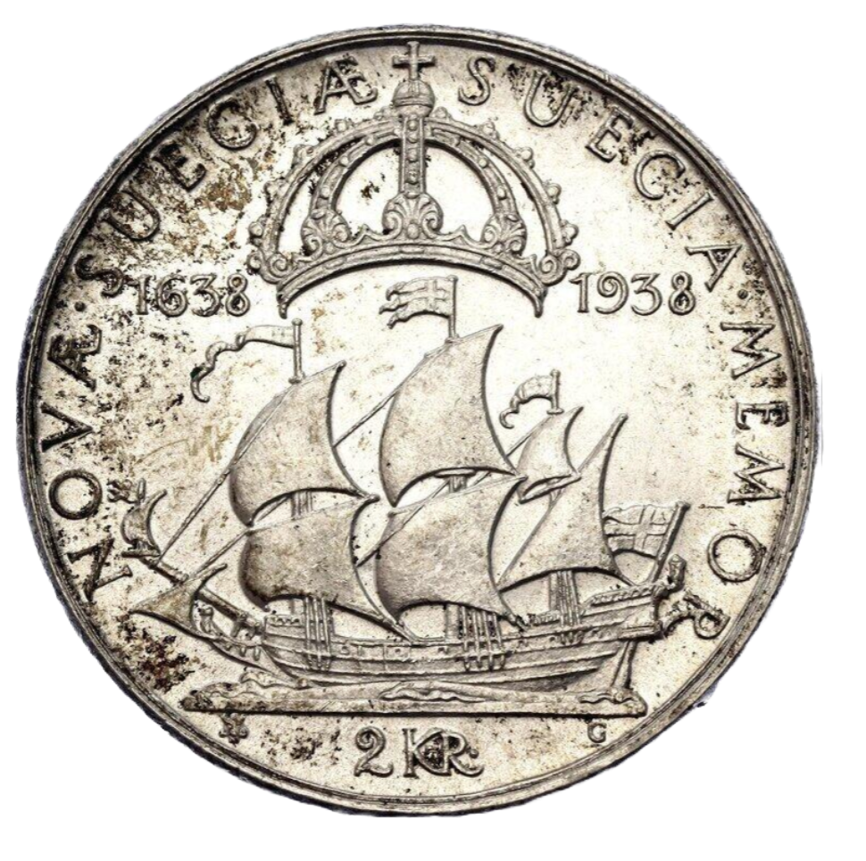 2 Kronor jubileum 1938