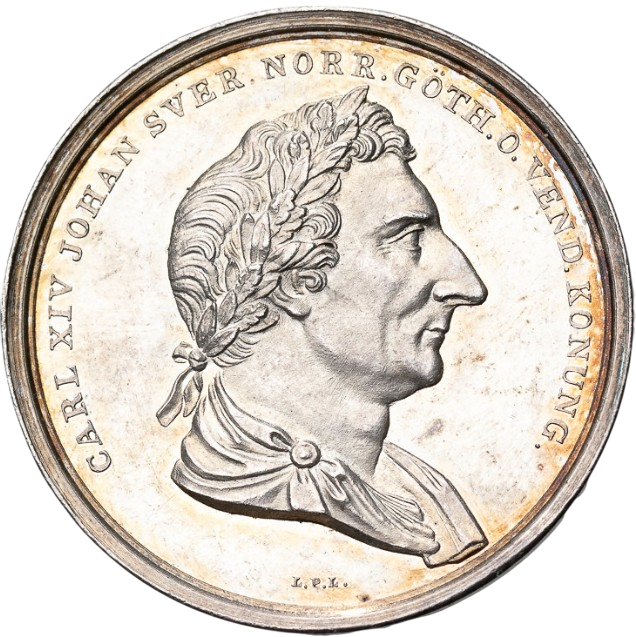 KASTMYNT KARL XIV JOHAN Swemynt