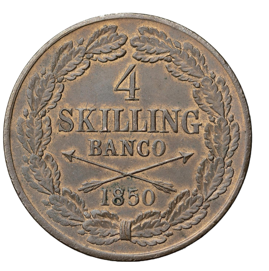 4 Skilling Banco 1850