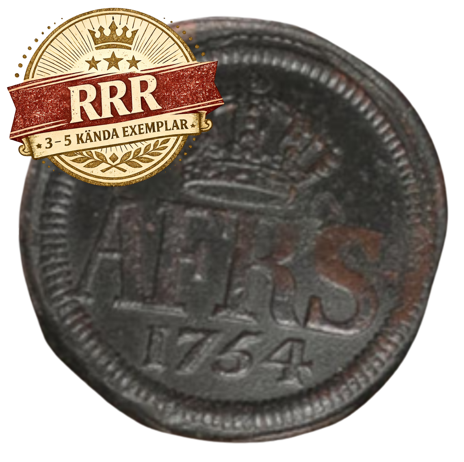 2 daler silvermynt 1754
