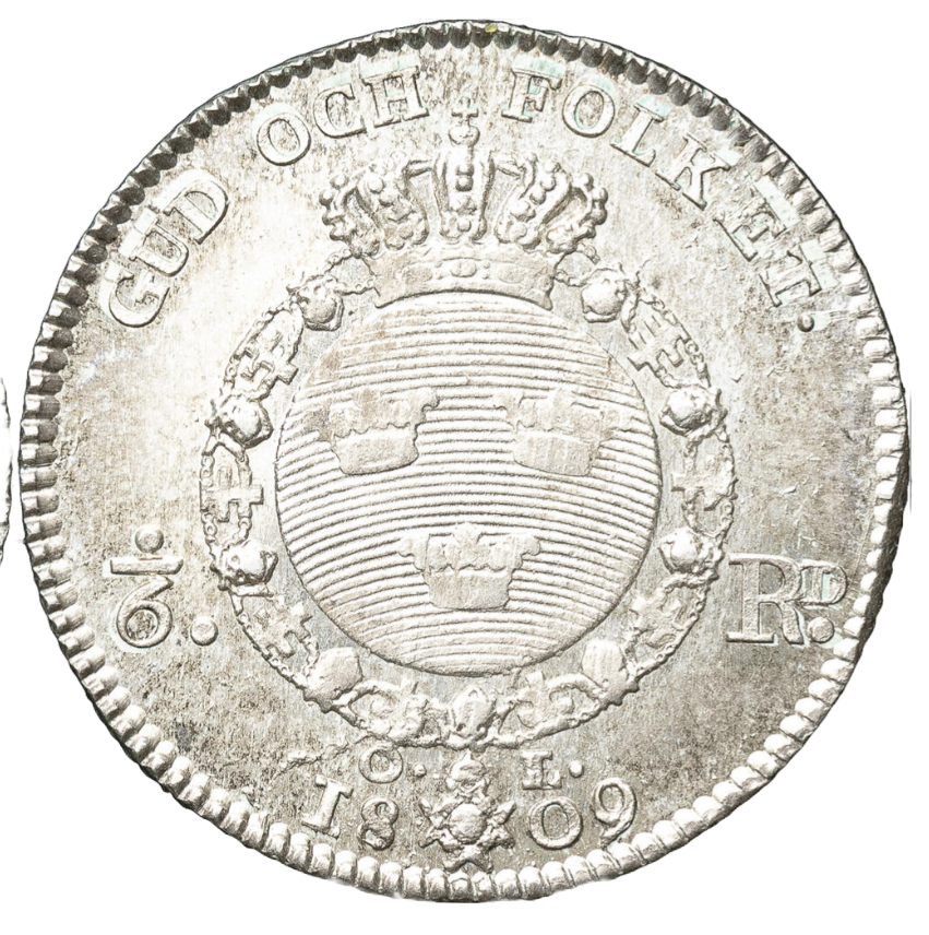 1/6 riksdaler 1809